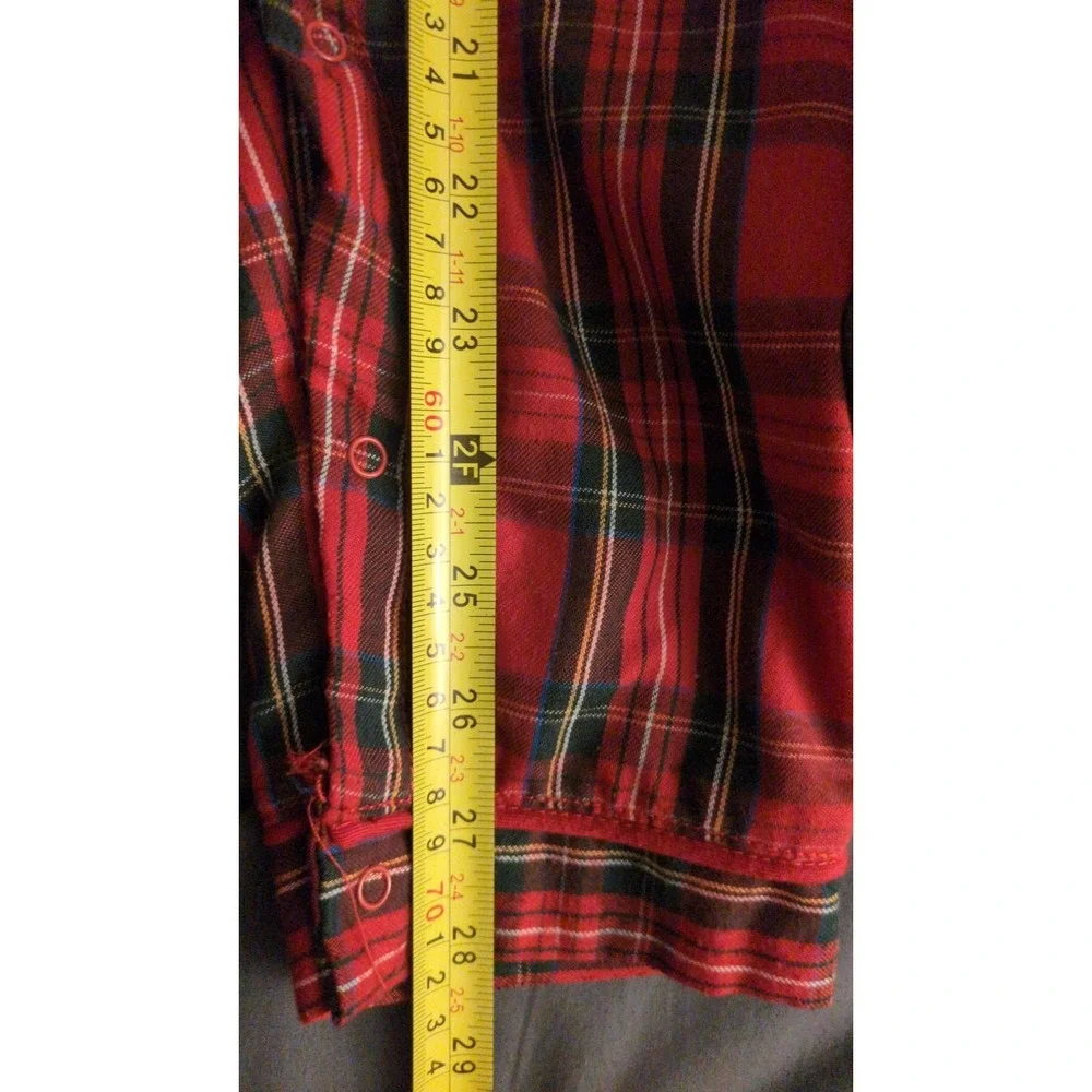 Edgehill Collection 24M Red Plaid Toddler Pajamas One Piece Christmas Holidays